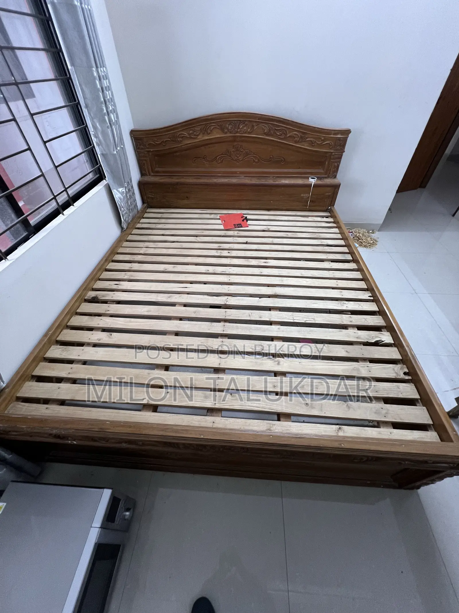 Chittagong Teak Wood King Size Bed (CTG Segun King Size Bed)