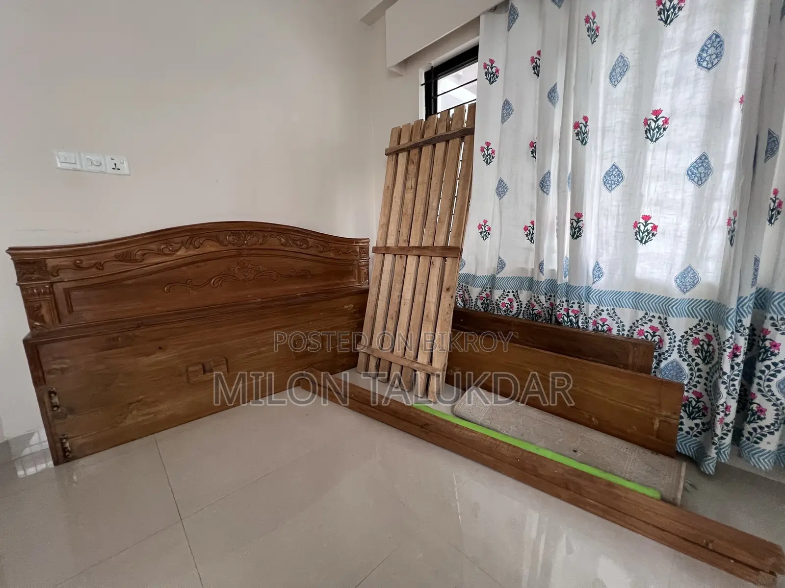 Chittagong Teak Wood King Size Bed (CTG Segun King Size Bed)
