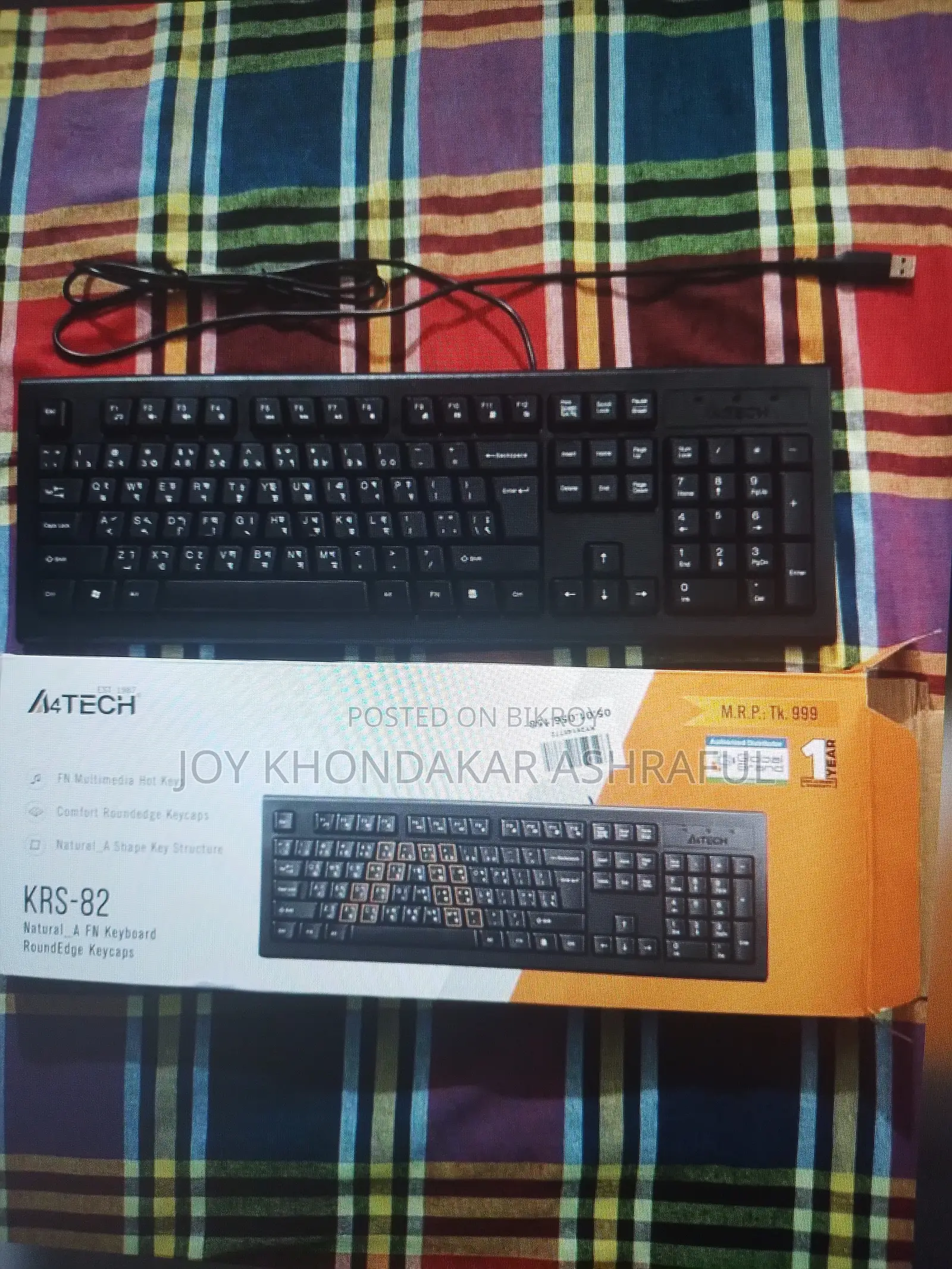 A4tech KRS-82BD Keyboard