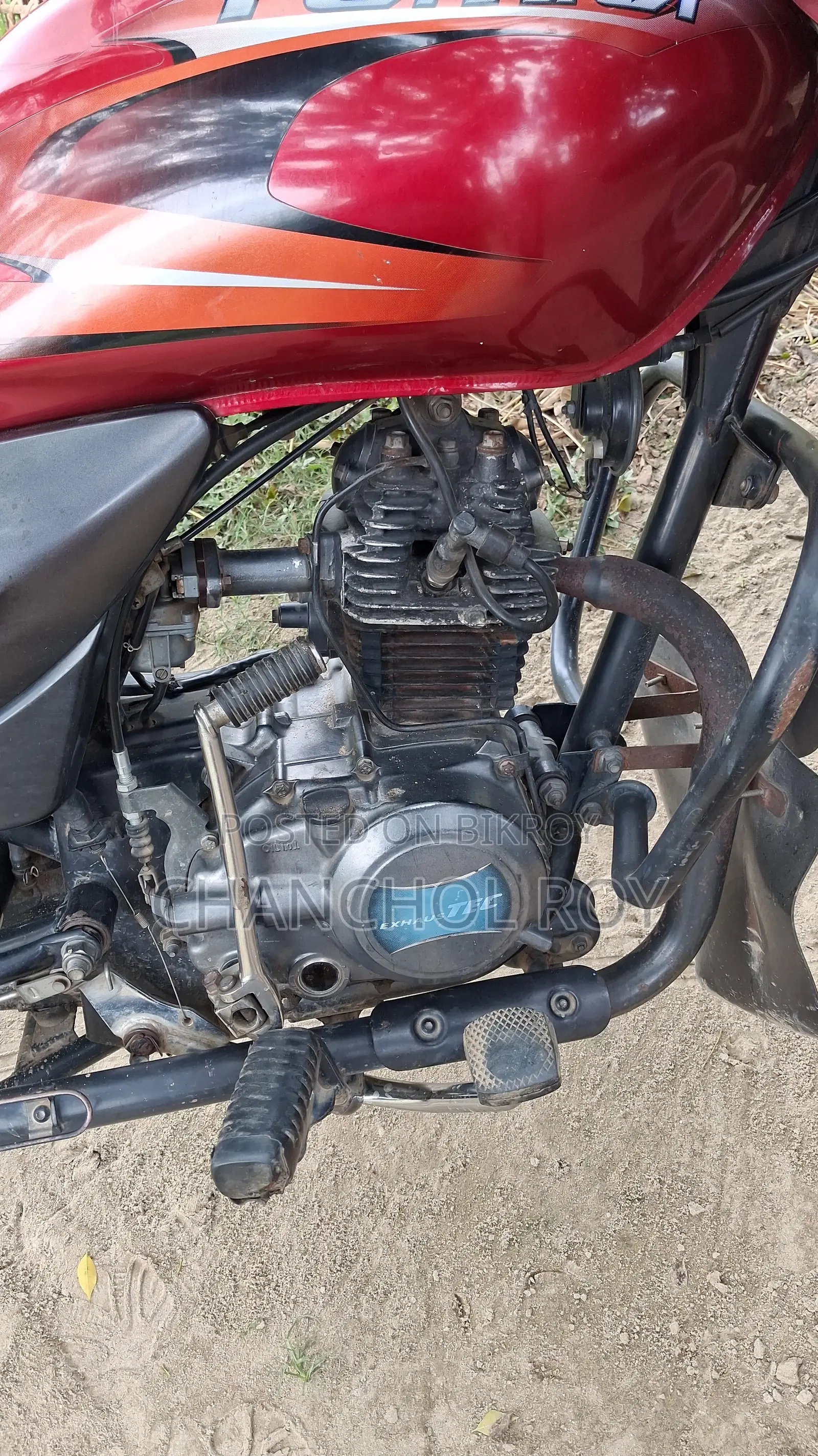 Bajaj Platina 100 2014 Red