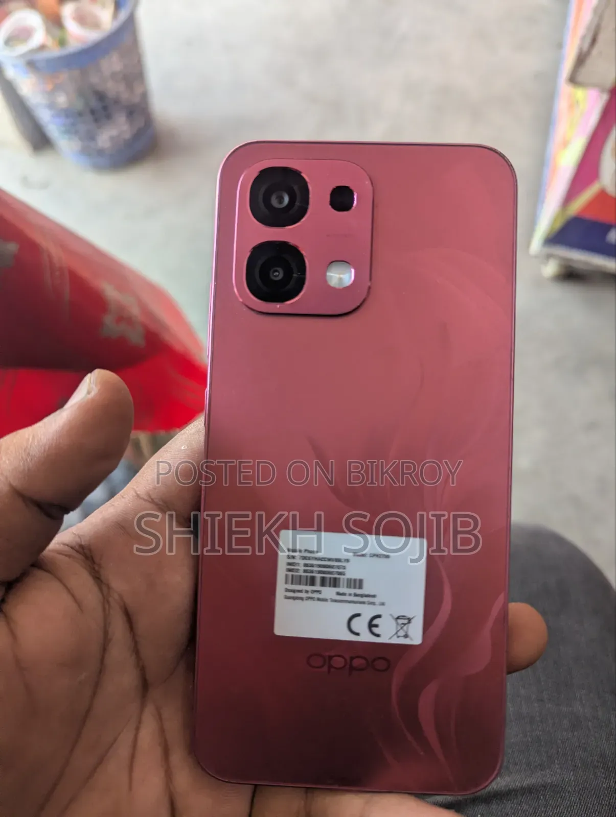New Oppo A6 256 GB Pink