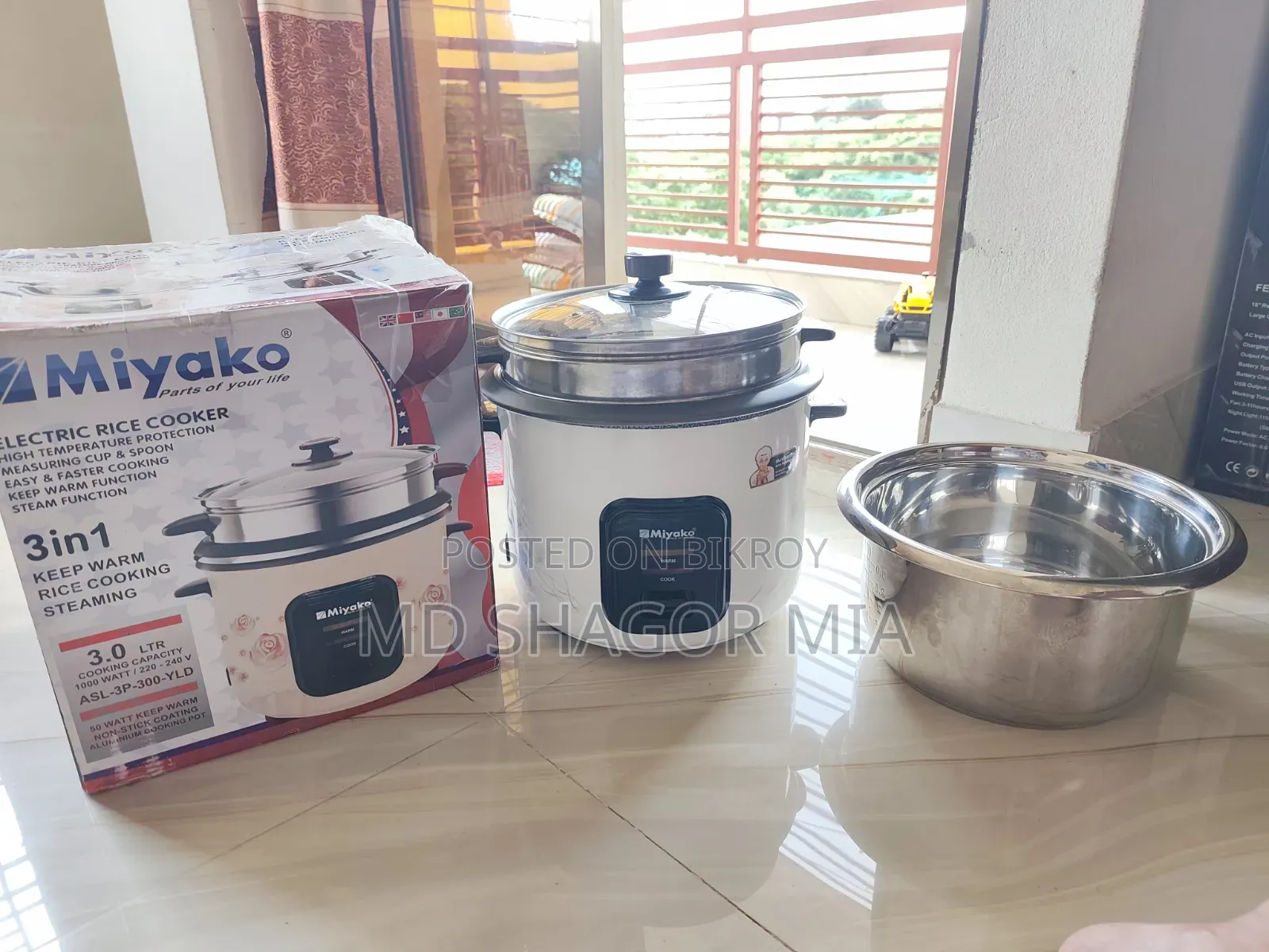 Miyako 3 Liter Rice Cooker
