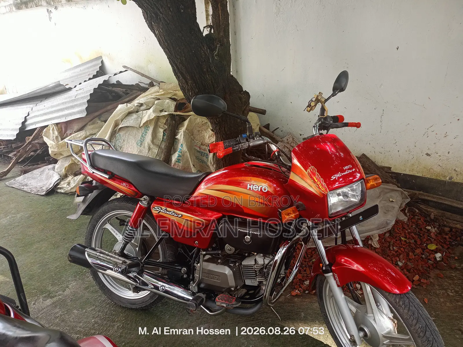 Hero Splendor Plus I3s IBS 2023 Red