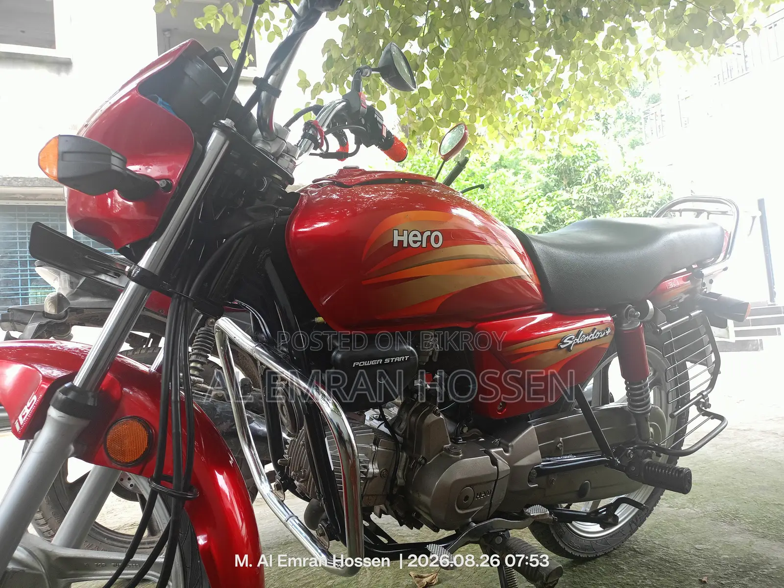 Hero Splendor Plus I3s IBS 2023 Red