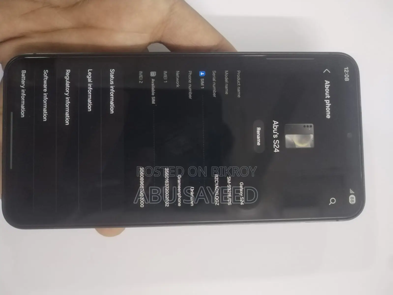 Samsung Galaxy S24 256 GB Black