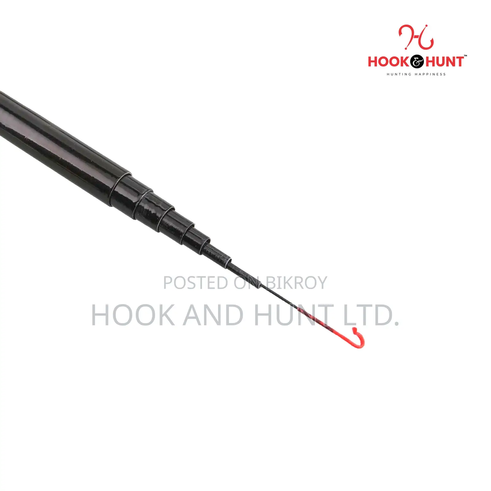 300 Cm Fiberglass Stream Fishing Rod Hard Action