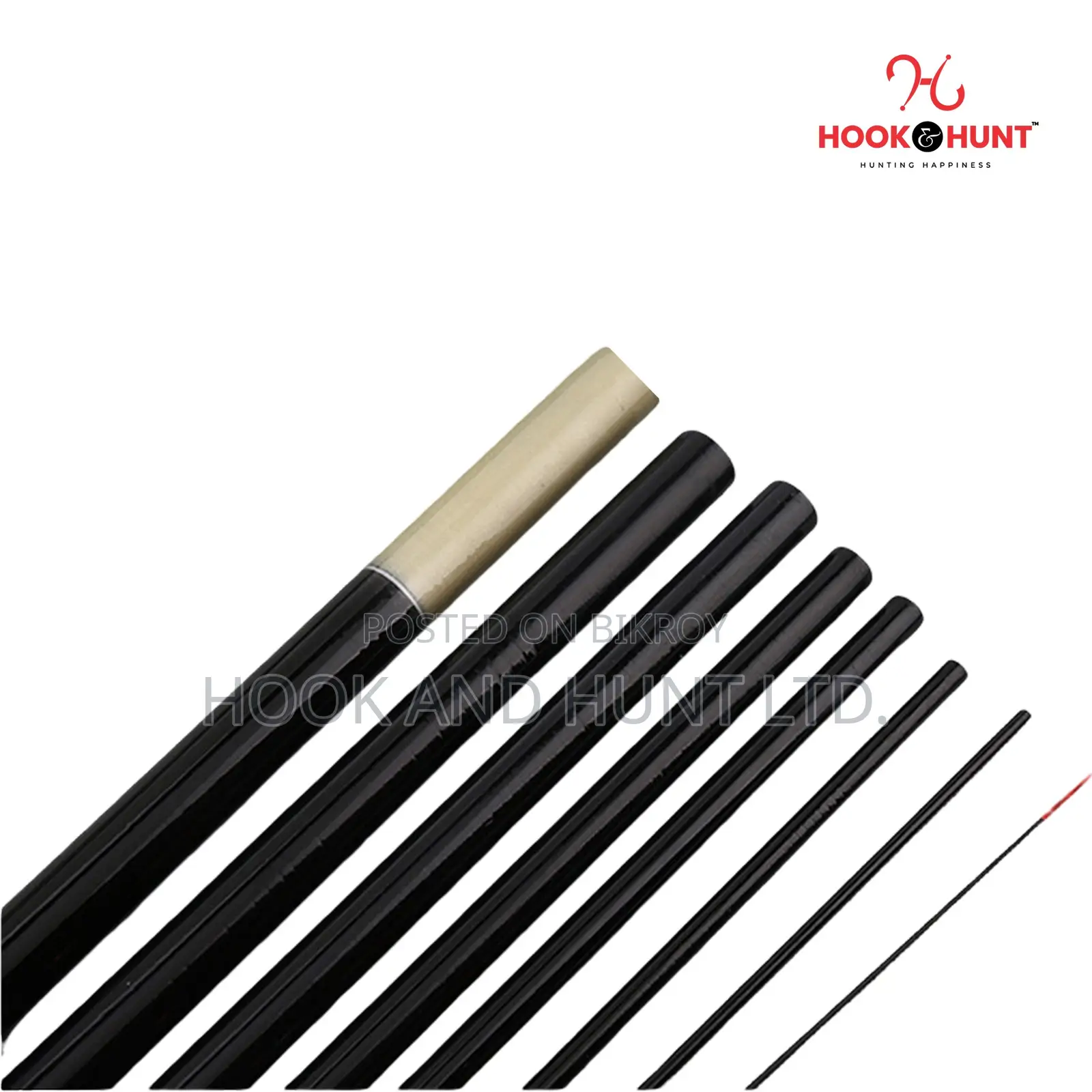 300 Cm Fiberglass Stream Fishing Rod Hard Action