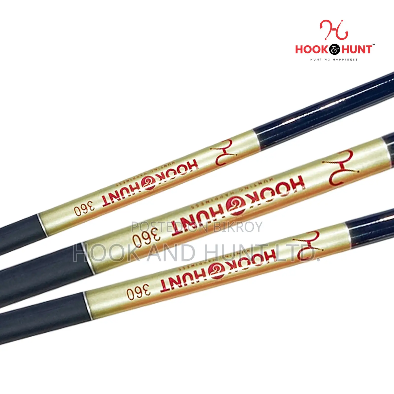 300 Cm Fiberglass Stream Fishing Rod Hard Action