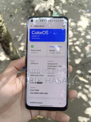 Oppo F19S 128 GB Silver
