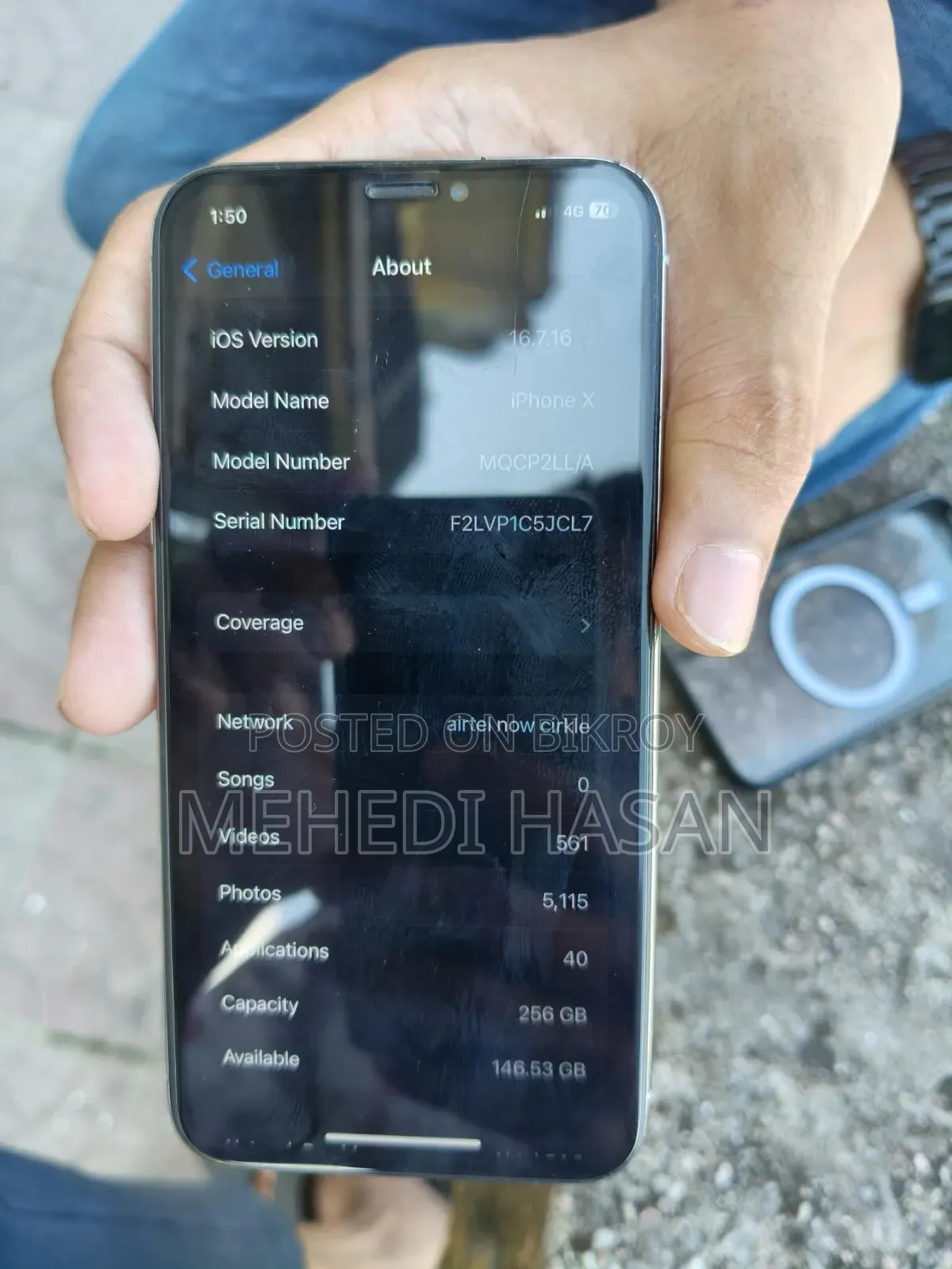 Apple iPhone X 256 GB White