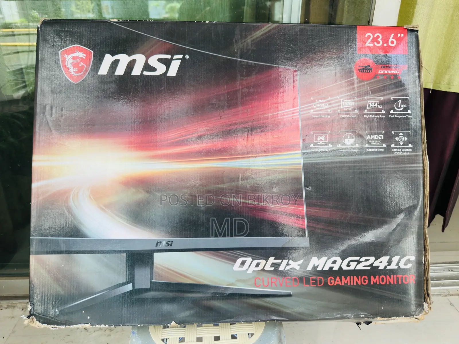 MSI Optix MAG241C 24′′ Curved Monitor