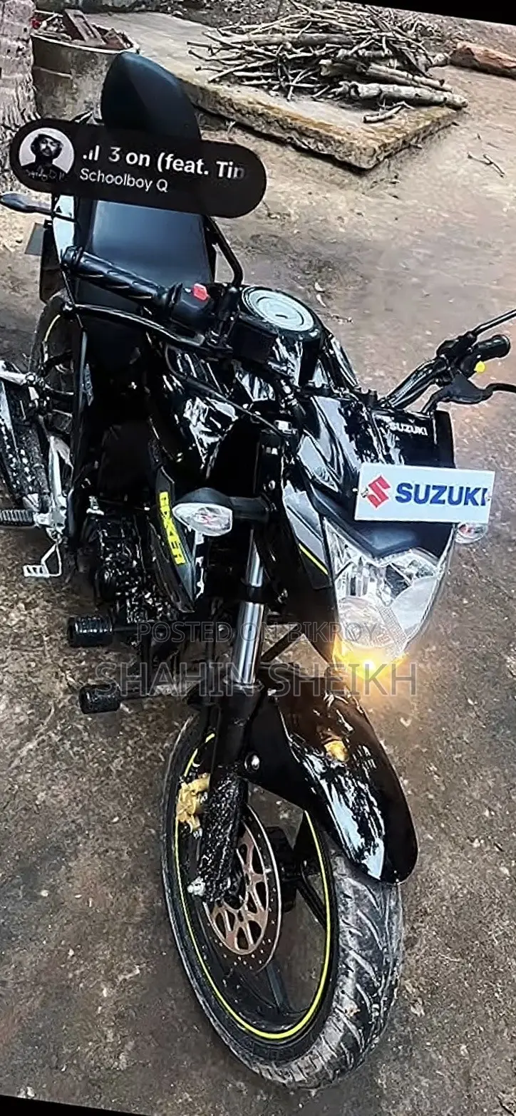 New Suzuki Gixxer 2026 Black