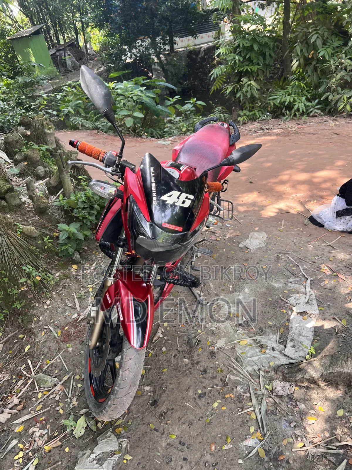 TVS Apache RTR 160 2V 2021 Red