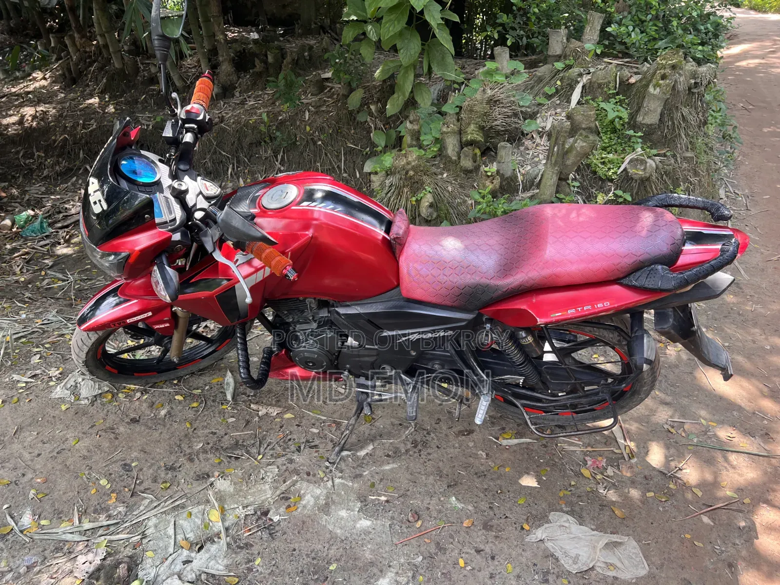 TVS Apache RTR 160 2V 2021 Red