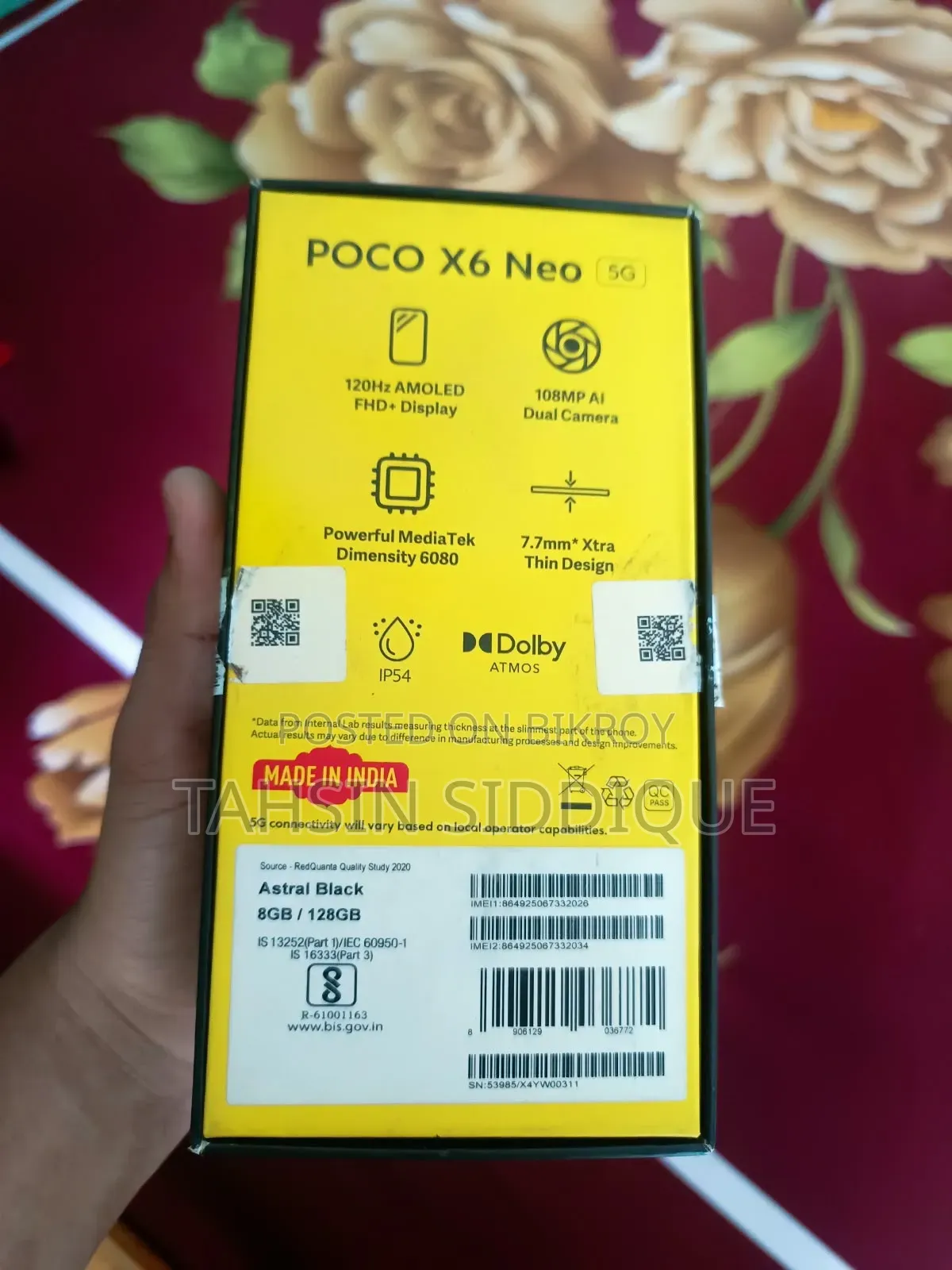 Xiaomi Poco X6 Pro 256 GB Black