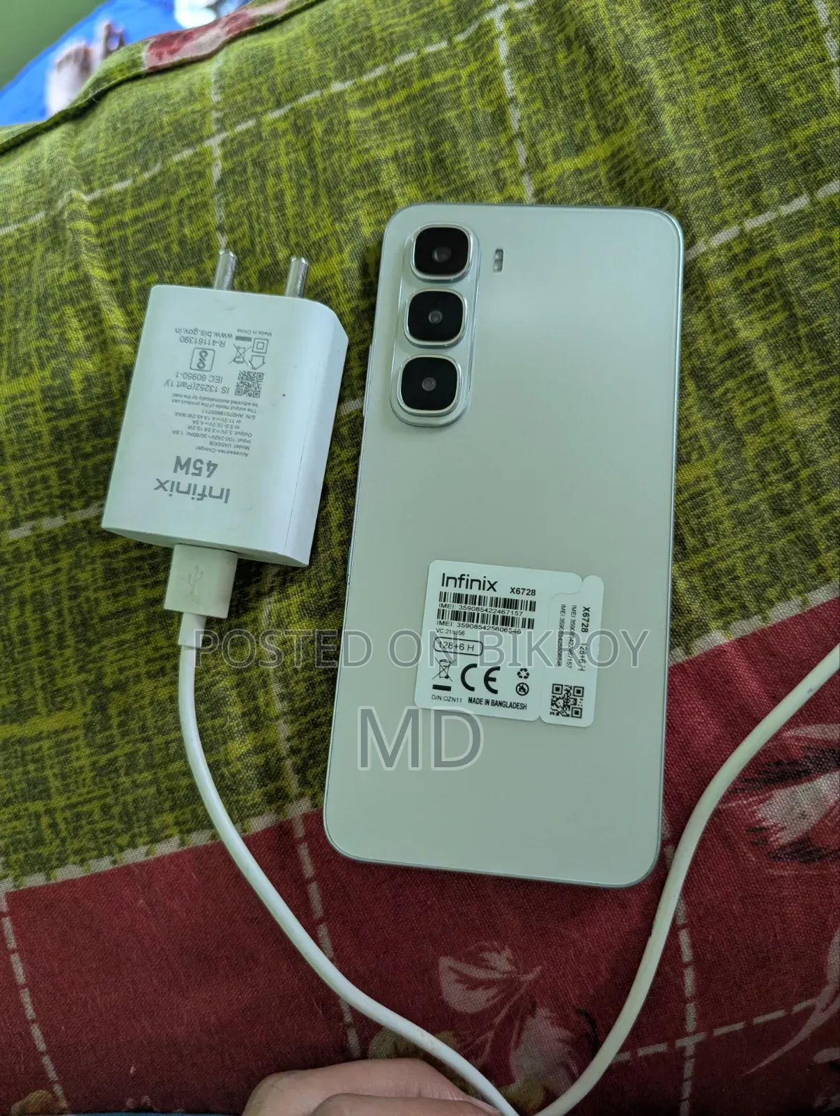 Infinix Hot 60i 128 GB White