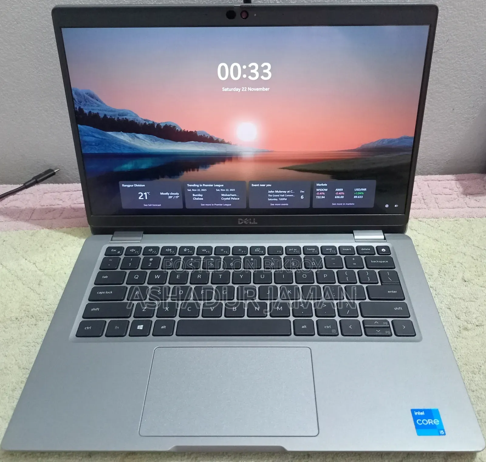 Laptop Dell Latitude 5320 16GB Intel Core i5 SSD 256GB