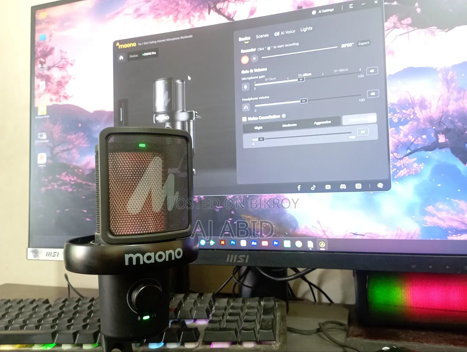 Maono DM40 Pro & Arm: Maono BA37