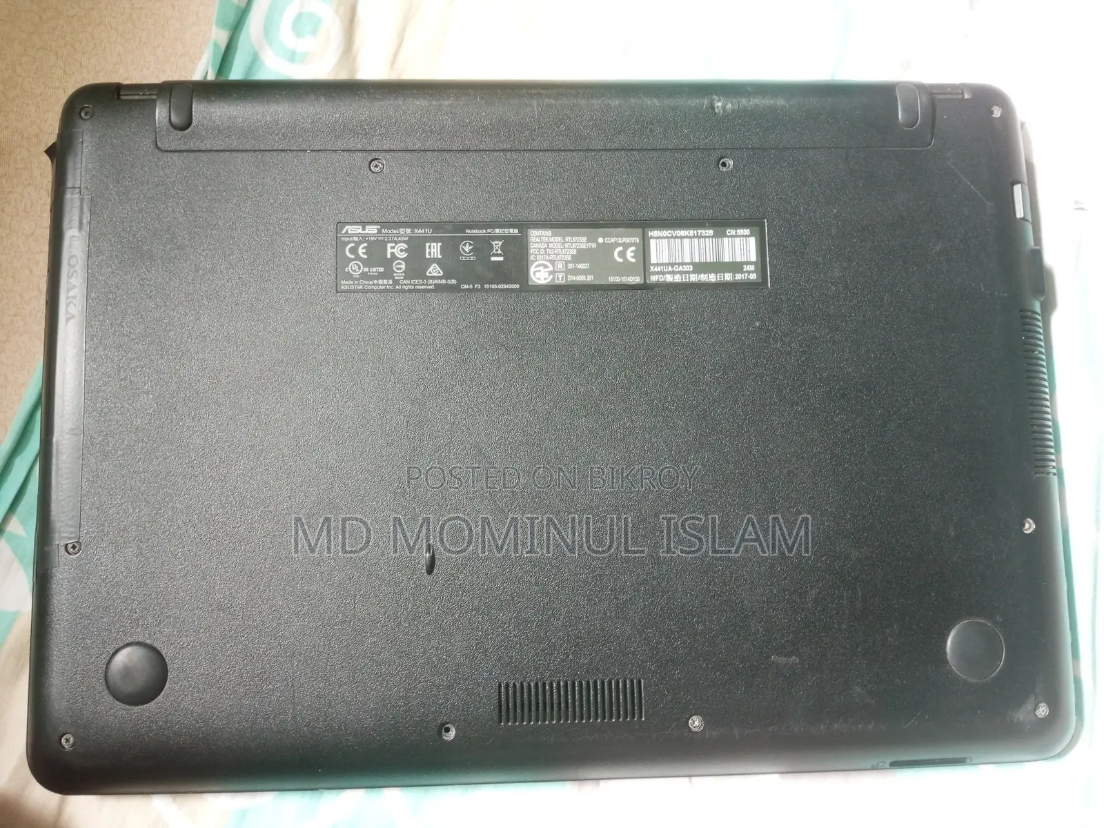 Laptop Asus X44L 4GB Intel Core i3 HDD+SSD 1T