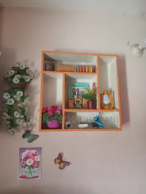 Swastika Shape Wall Shelf ( Urgent Sell)
