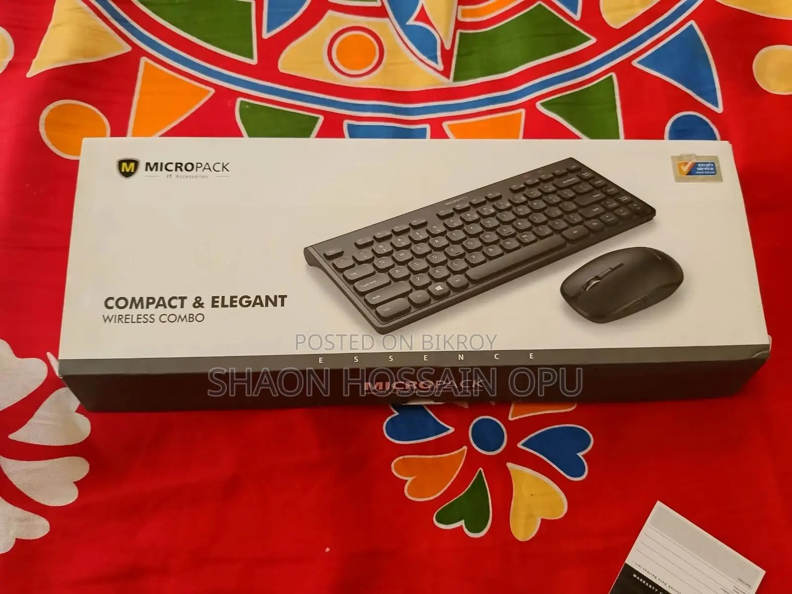 MicroPack Wirless Keyboard and Mouse With Battery