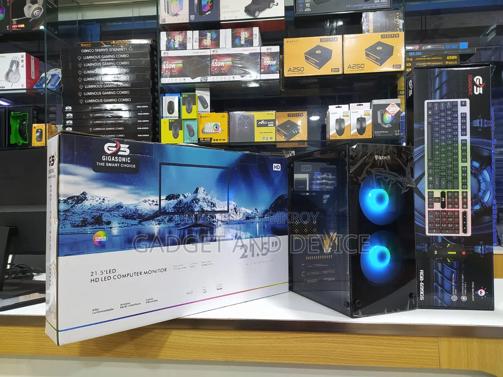 New Desktop Computer 8GB Intel Core i5 HDD+SSD 128GB
