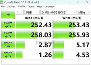WD Red Pro 6TB HDD 100% Health 0 Bad Sector