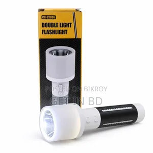 2-in-1 Rechargeable Double Light Torch & Reading Lamp