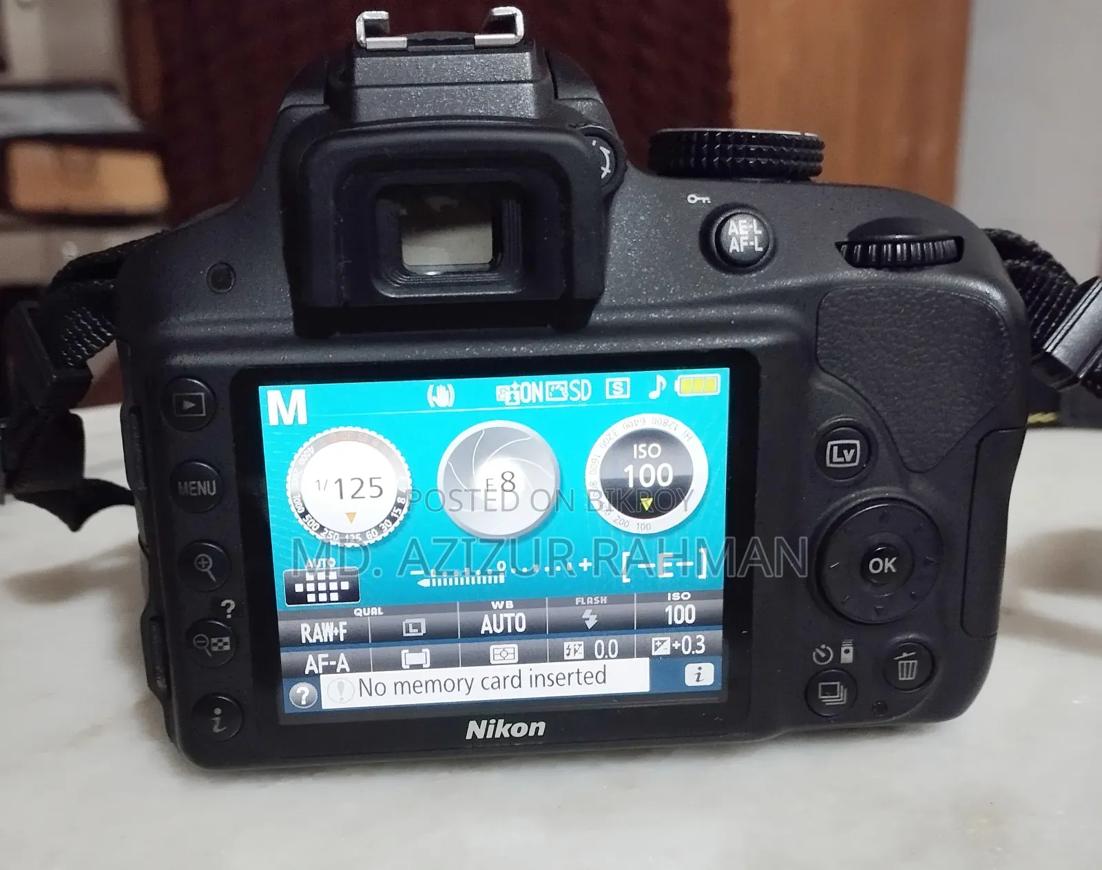Nikon D 3300 | Lens 18-55 | 24 Megapixel