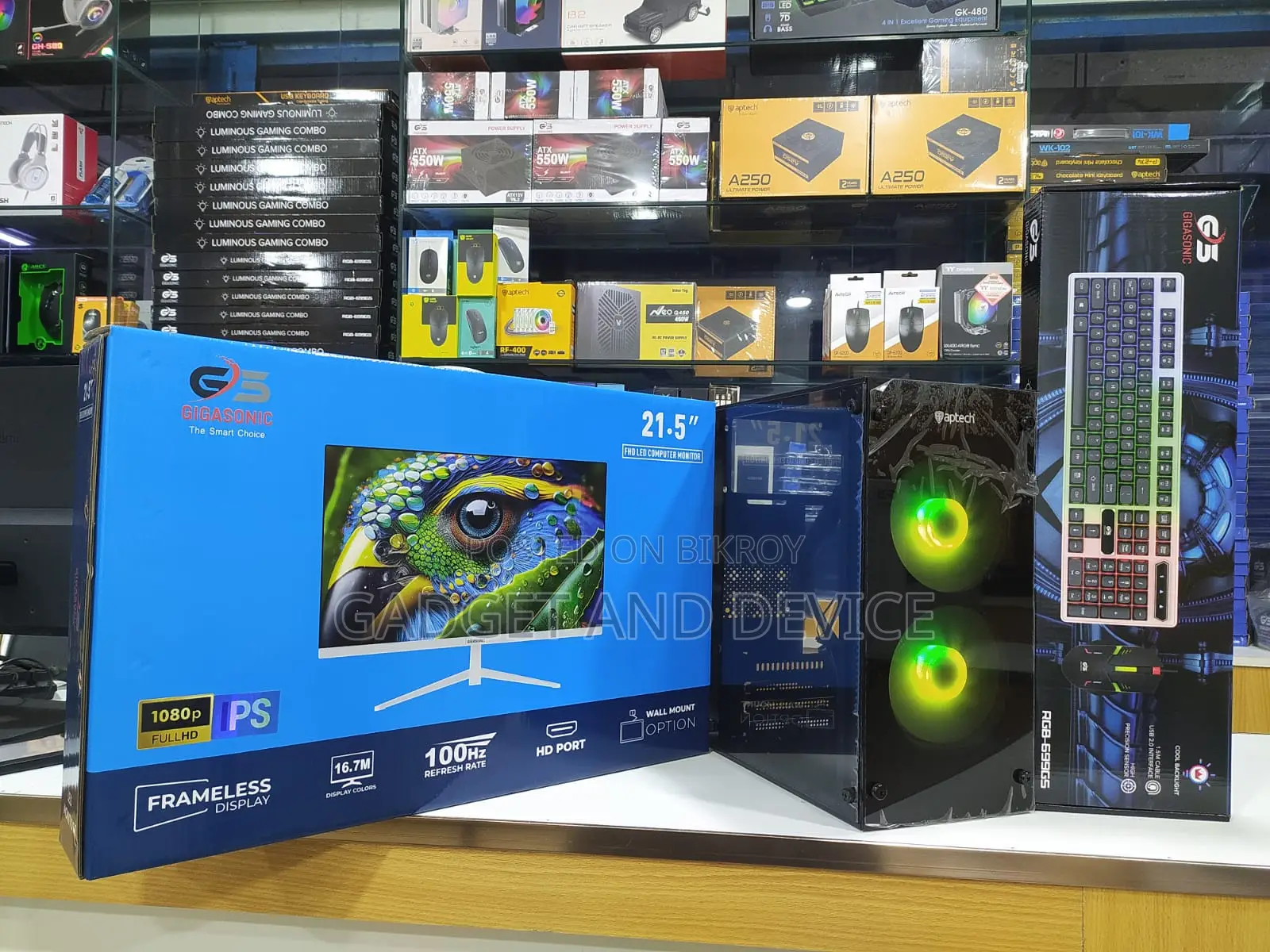 New Desktop Computer 8GB Intel Core i7 HDD+SSD 128GB
