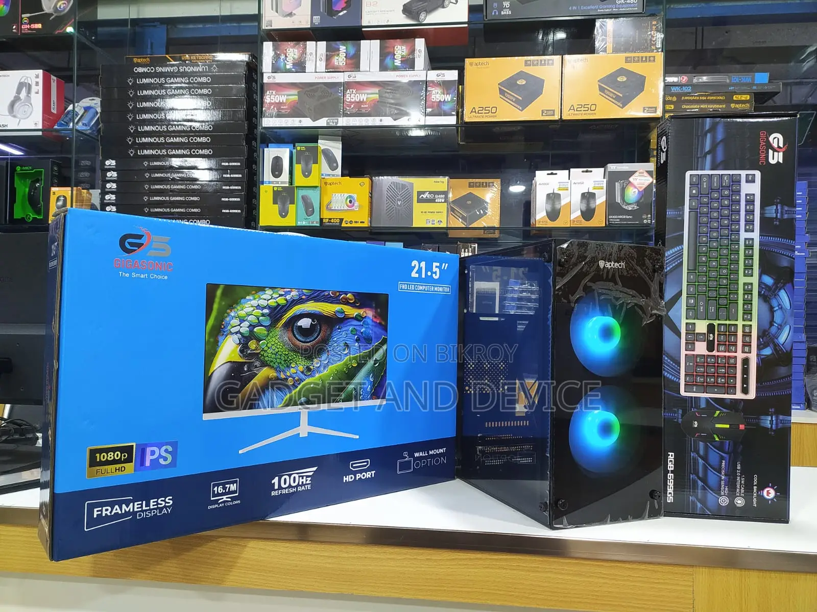 New Desktop Computer 8GB Intel Core i7 HDD+SSD 128GB