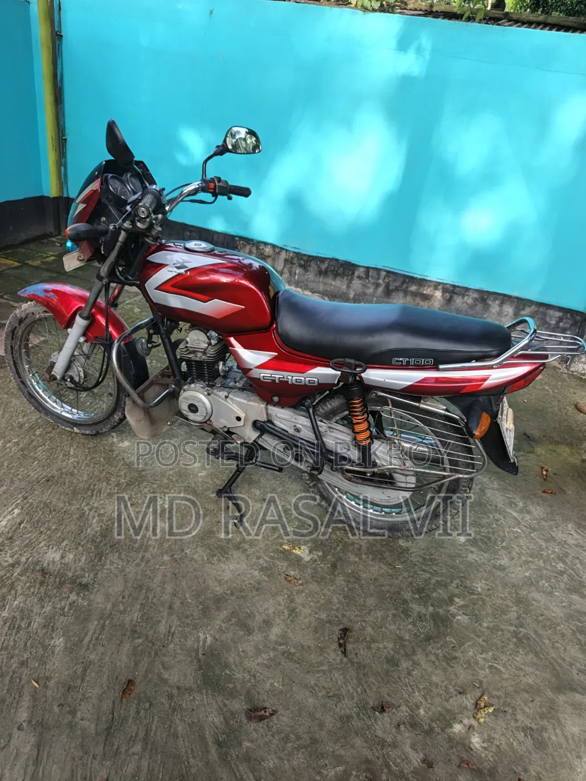 Bajaj CT 100 2014 Red