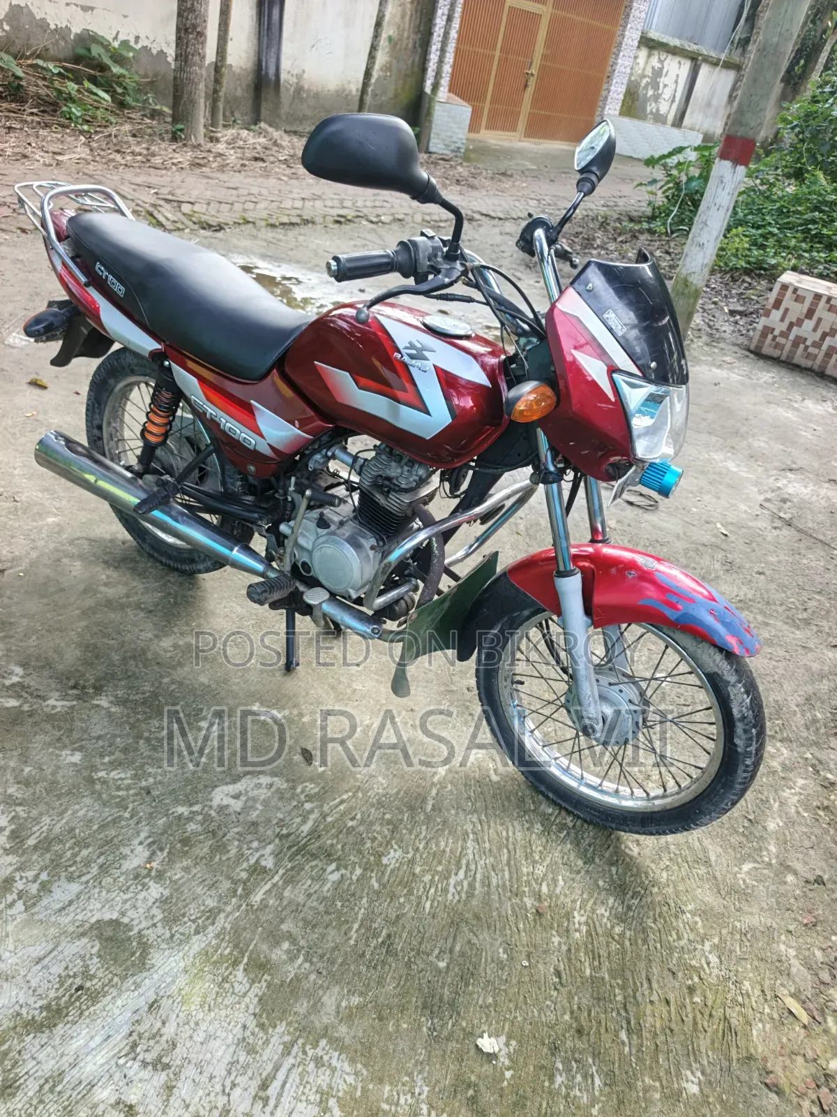 Bajaj CT 100 2014 Red