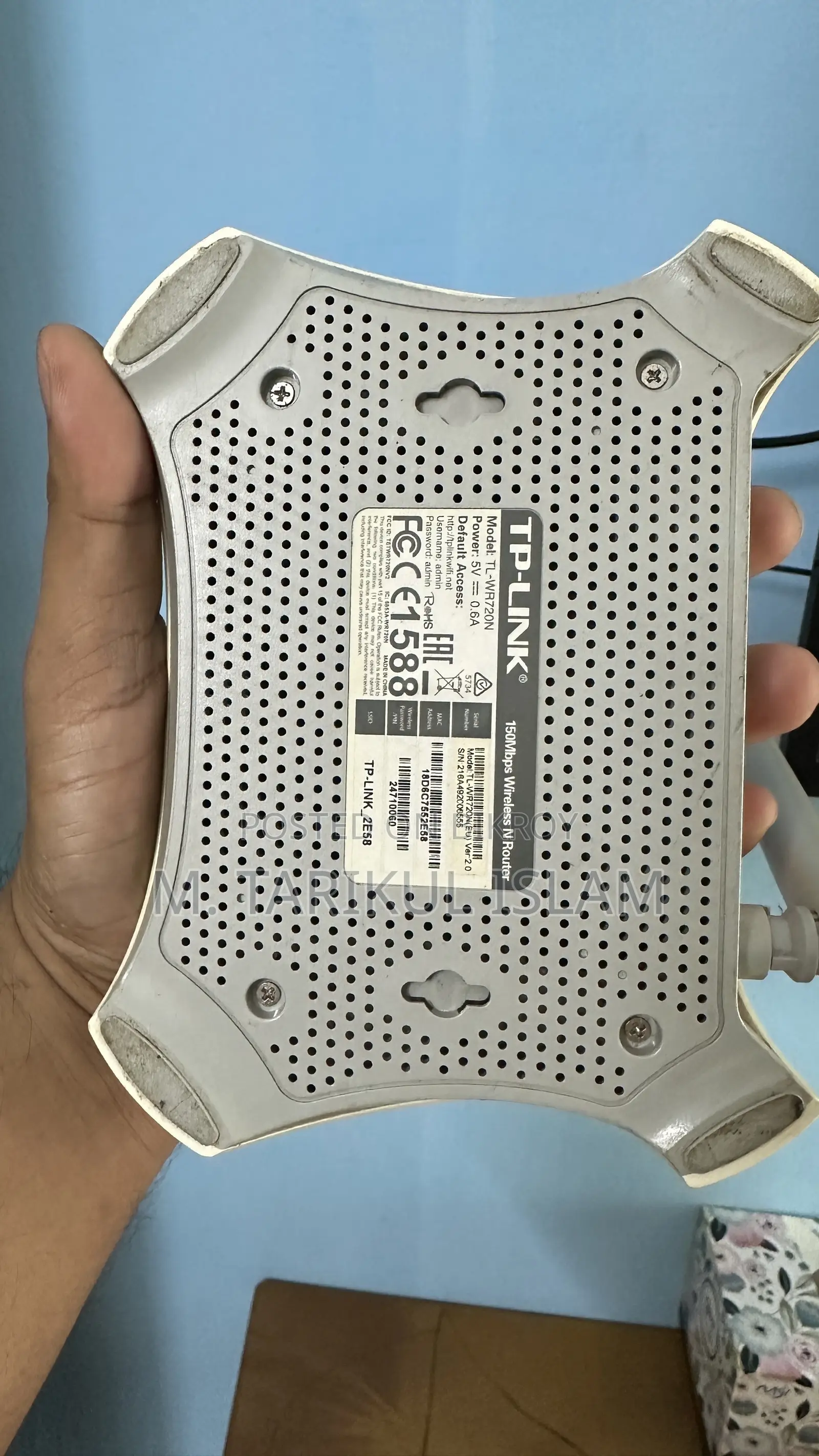 TP Link 1 Antina Router