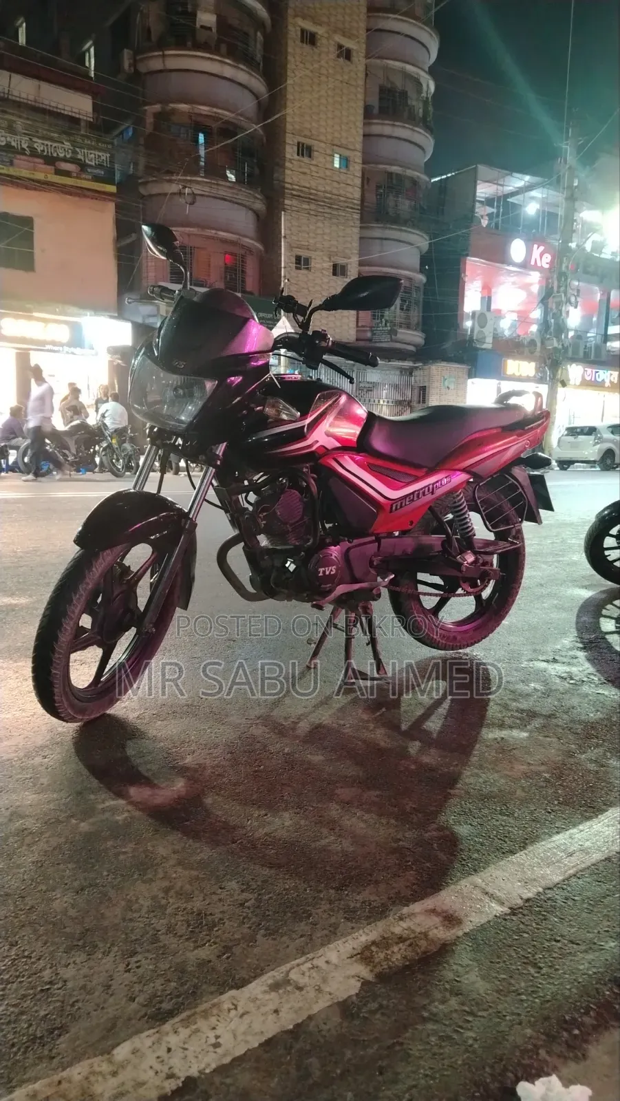TVS Metro Plus 2019 Red