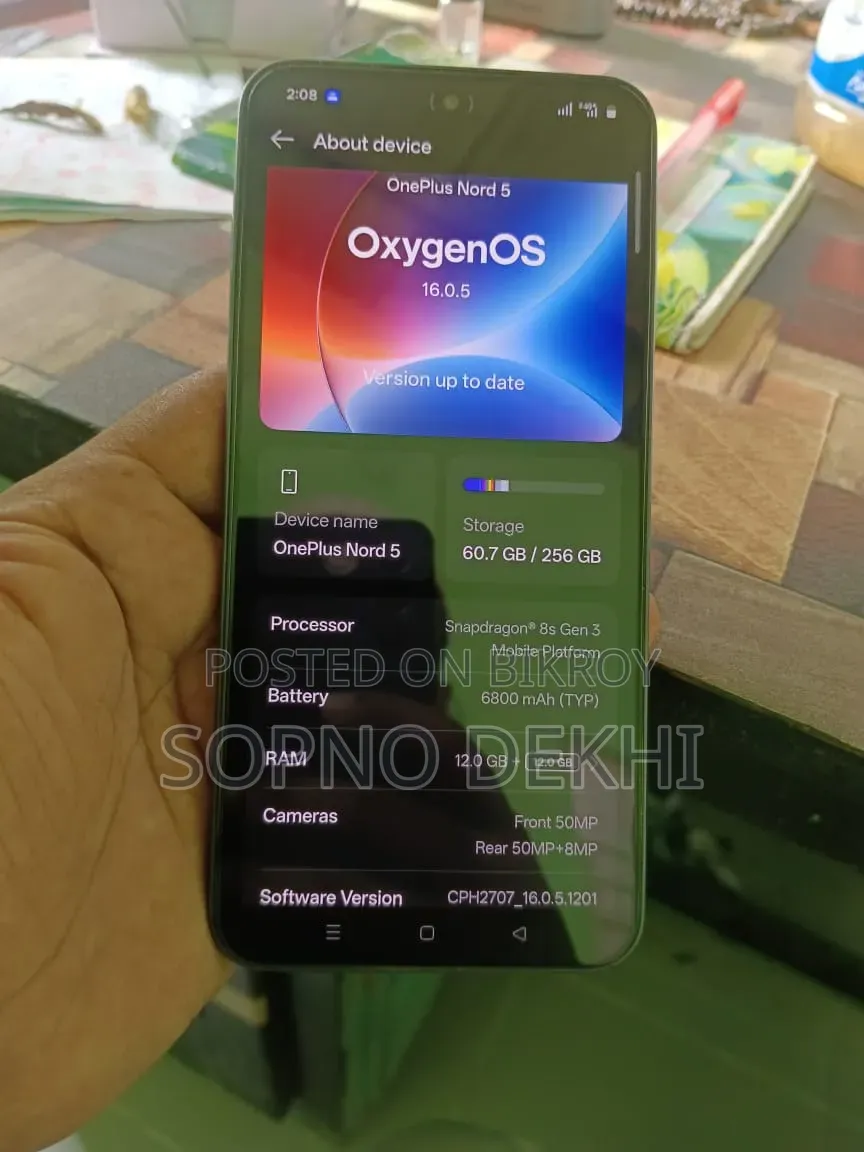 New OnePlus Nord 5 256 GB Black