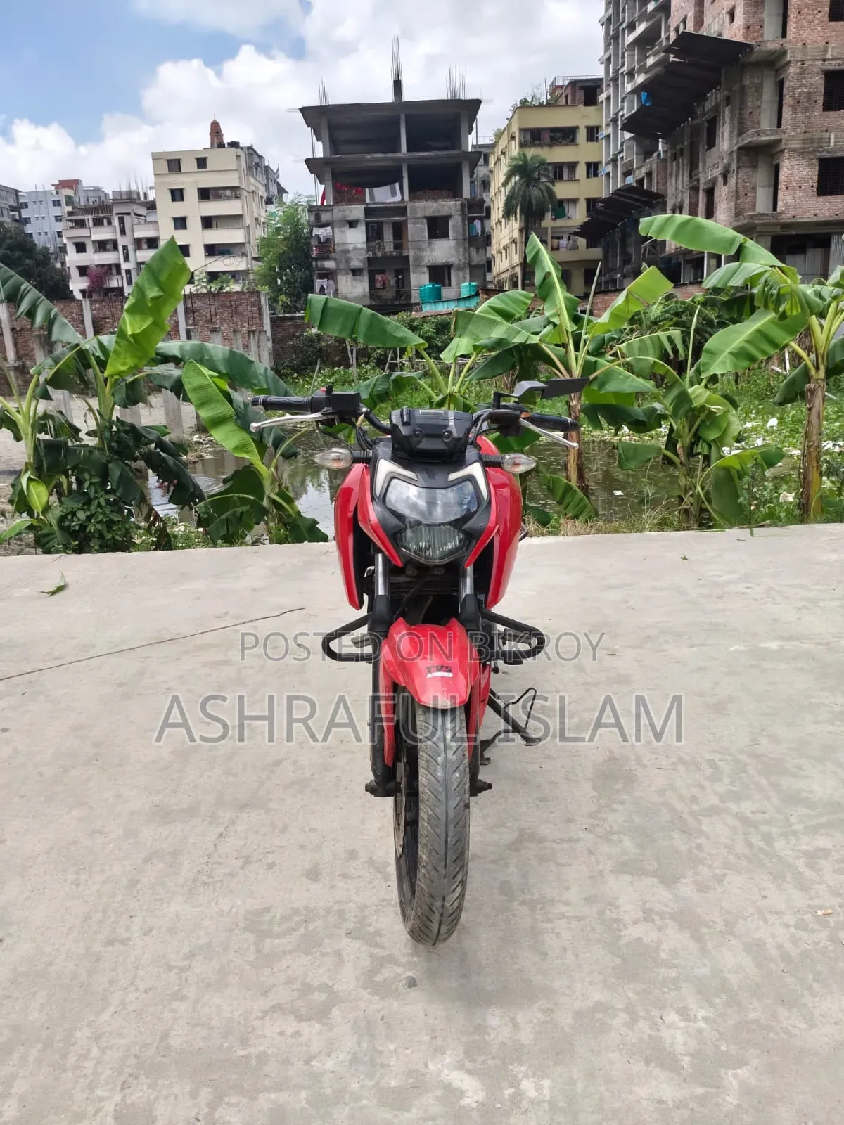 TVS Apache RTR 160 4V 2022 Red