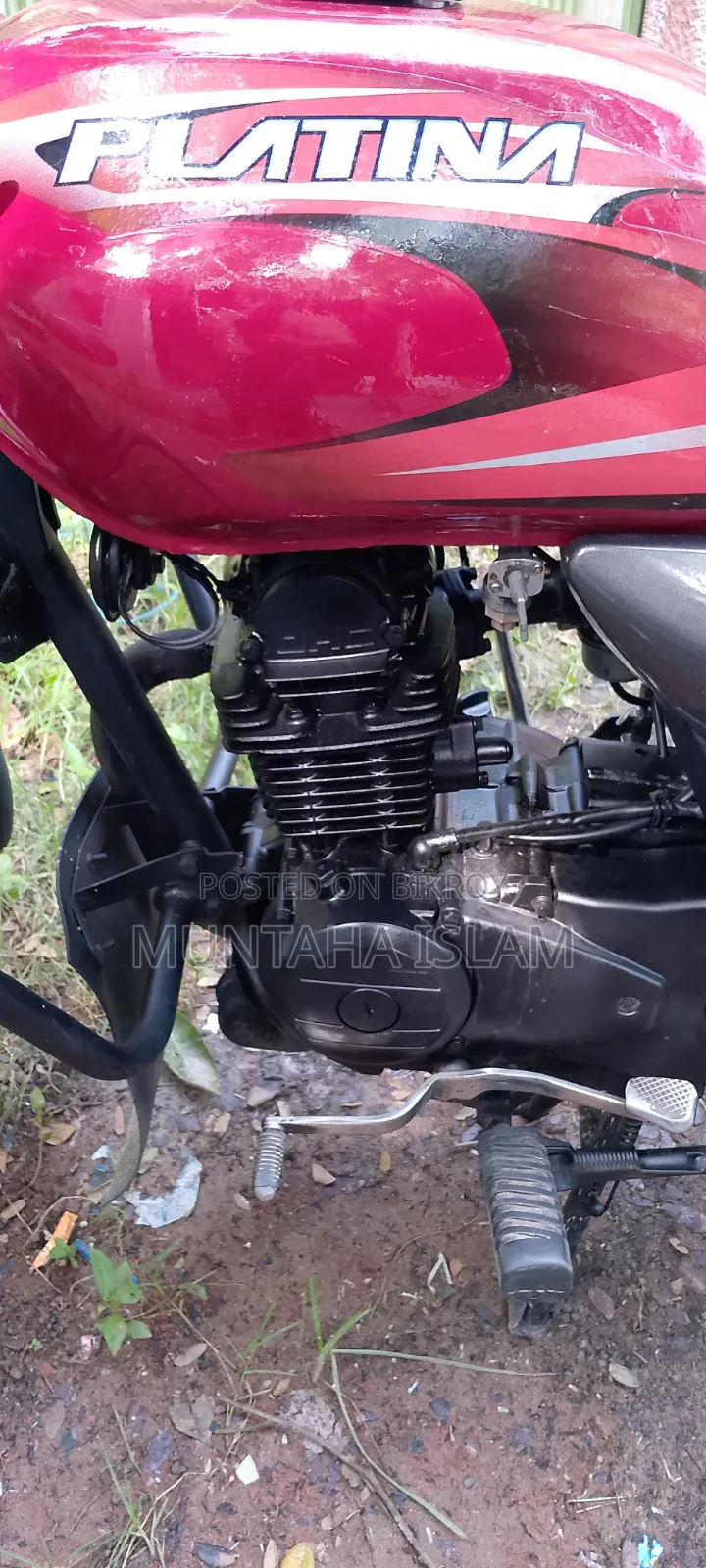 Bajaj Platina 100 2015 Red