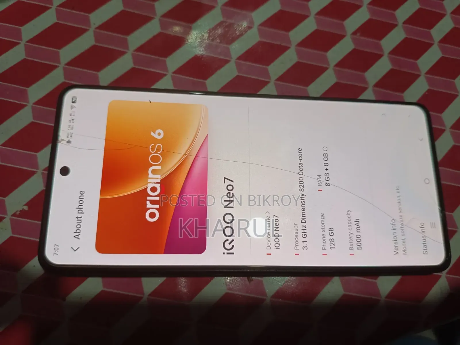 iQOO 128 GB Gray
