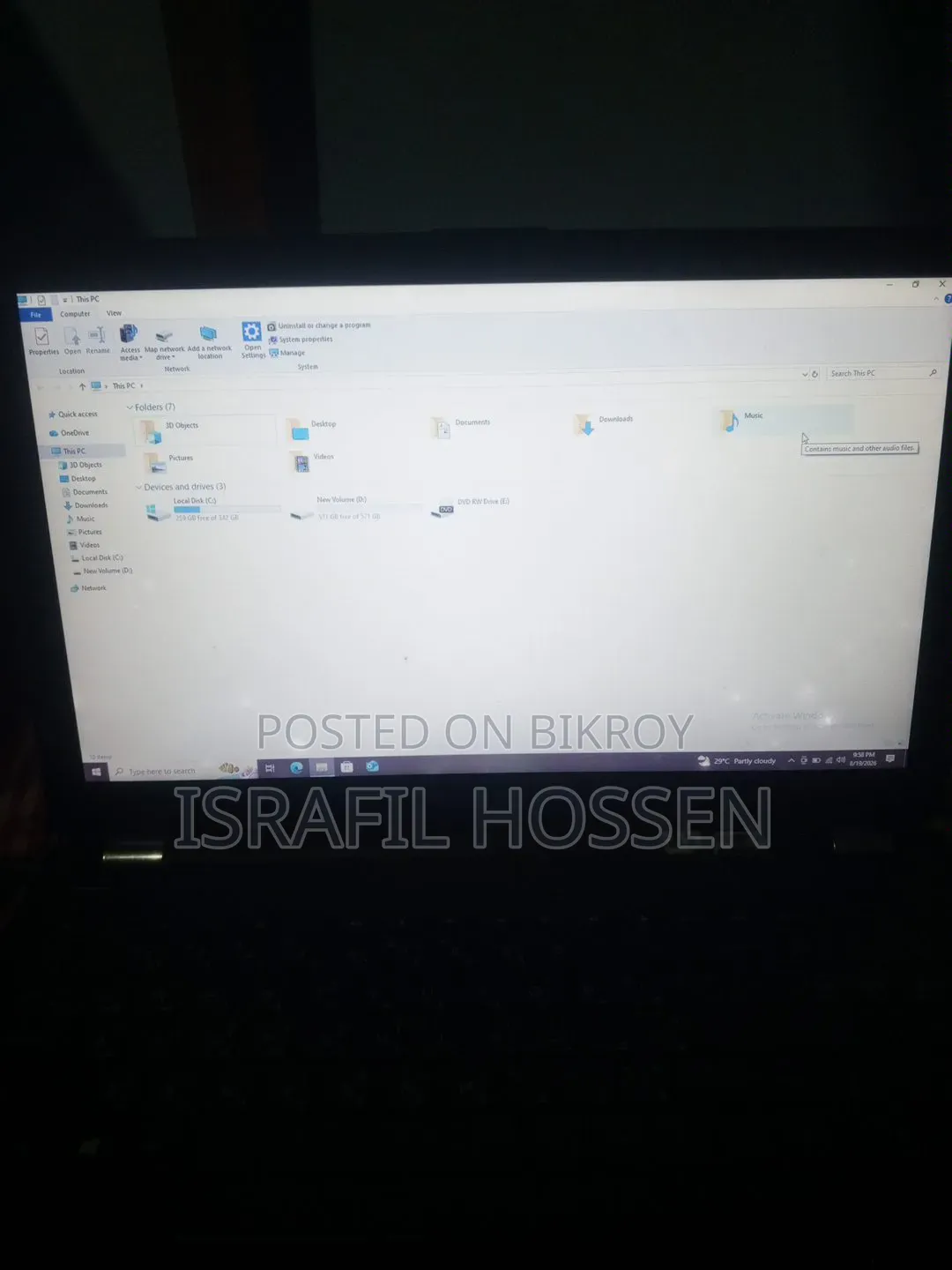 Laptop HP 15-da2933nia 6GB Intel Core i5 HDD 500GB