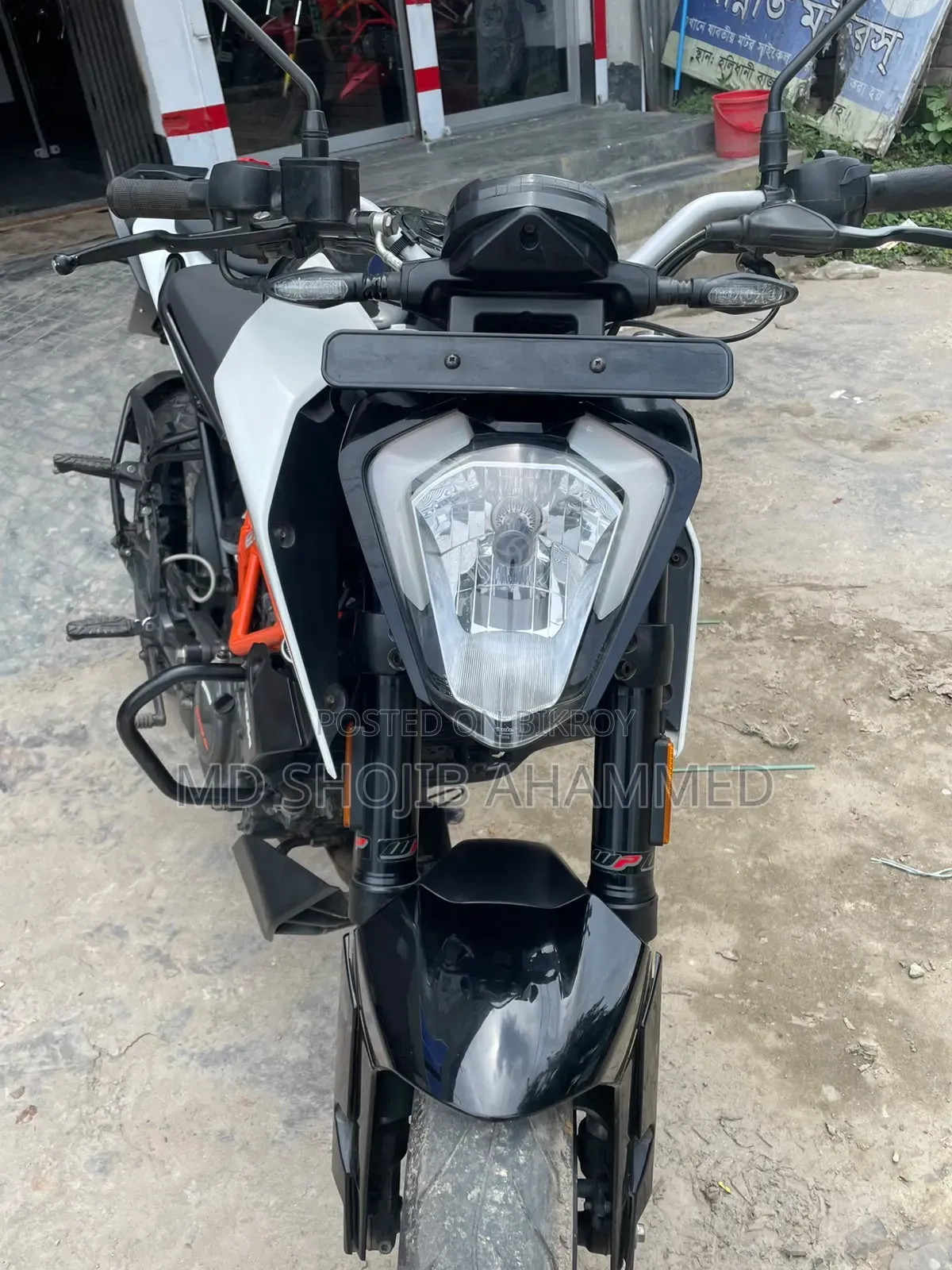 KTM Duke 125 2023 White