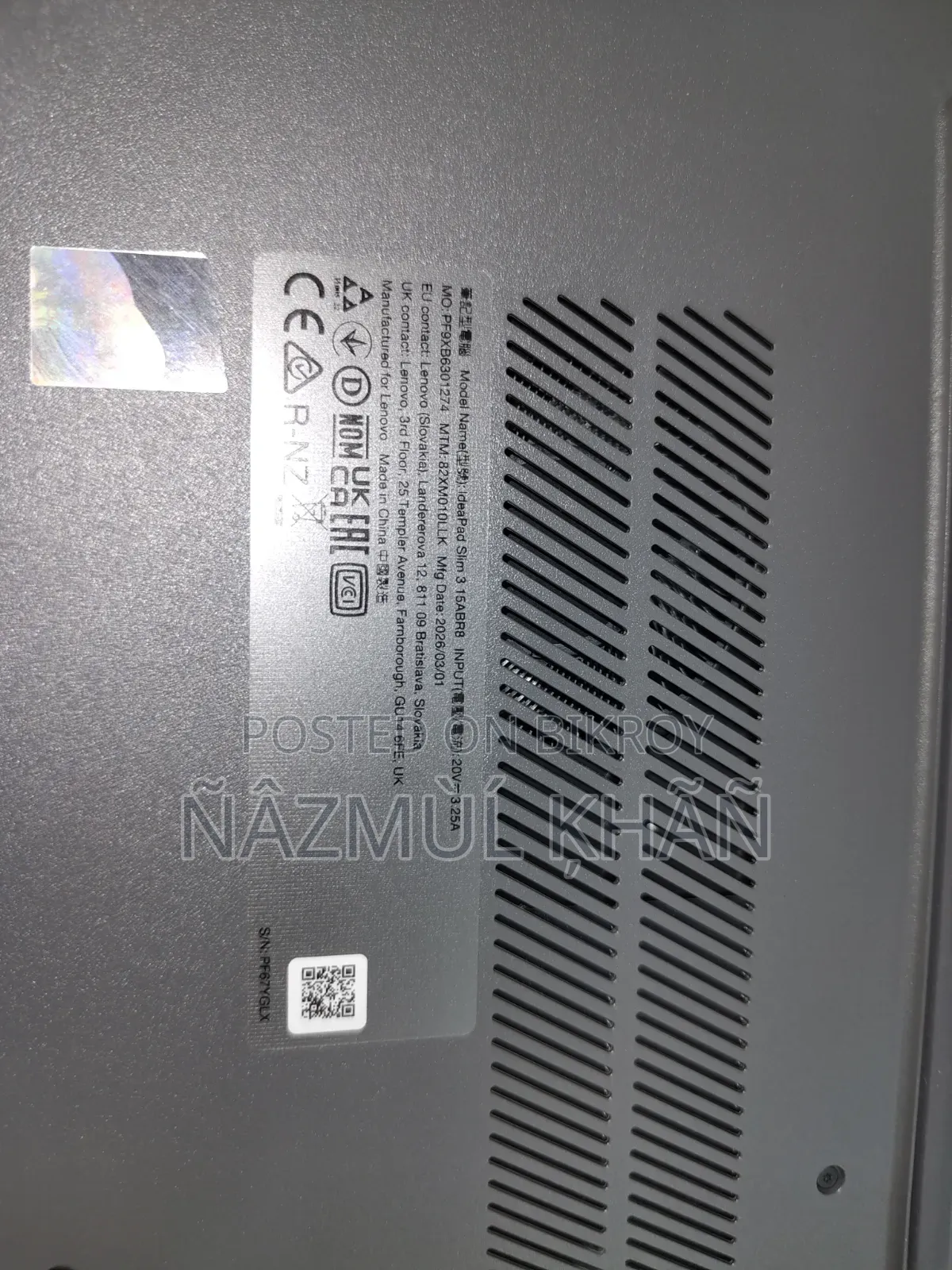 New Laptop Lenovo Ideapad 3 8GB AMD Ryzen 5 SSD 512GB