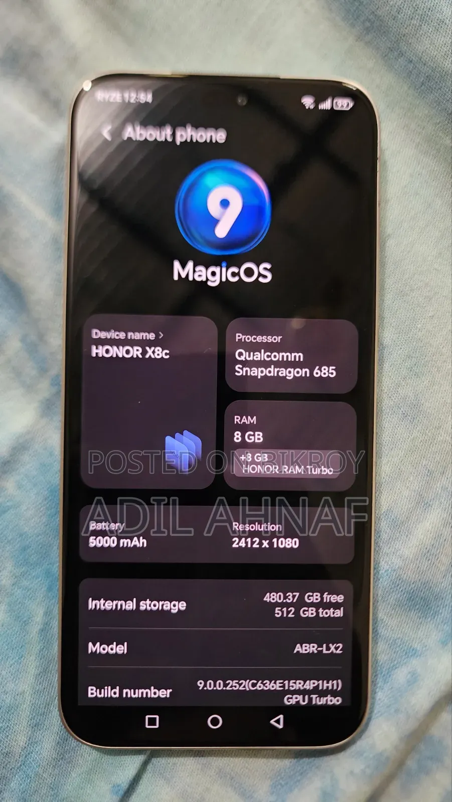 New Honor X8c 512 GB White
