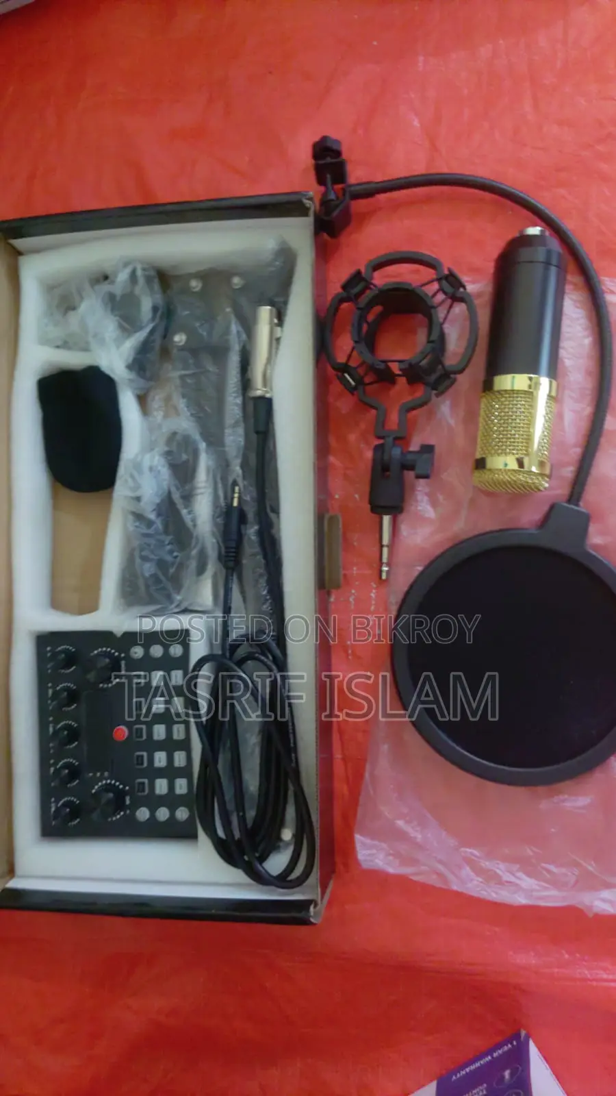 বিএম৮০০ স্টুডিও মাইক্রোফোন ফুল সেট
