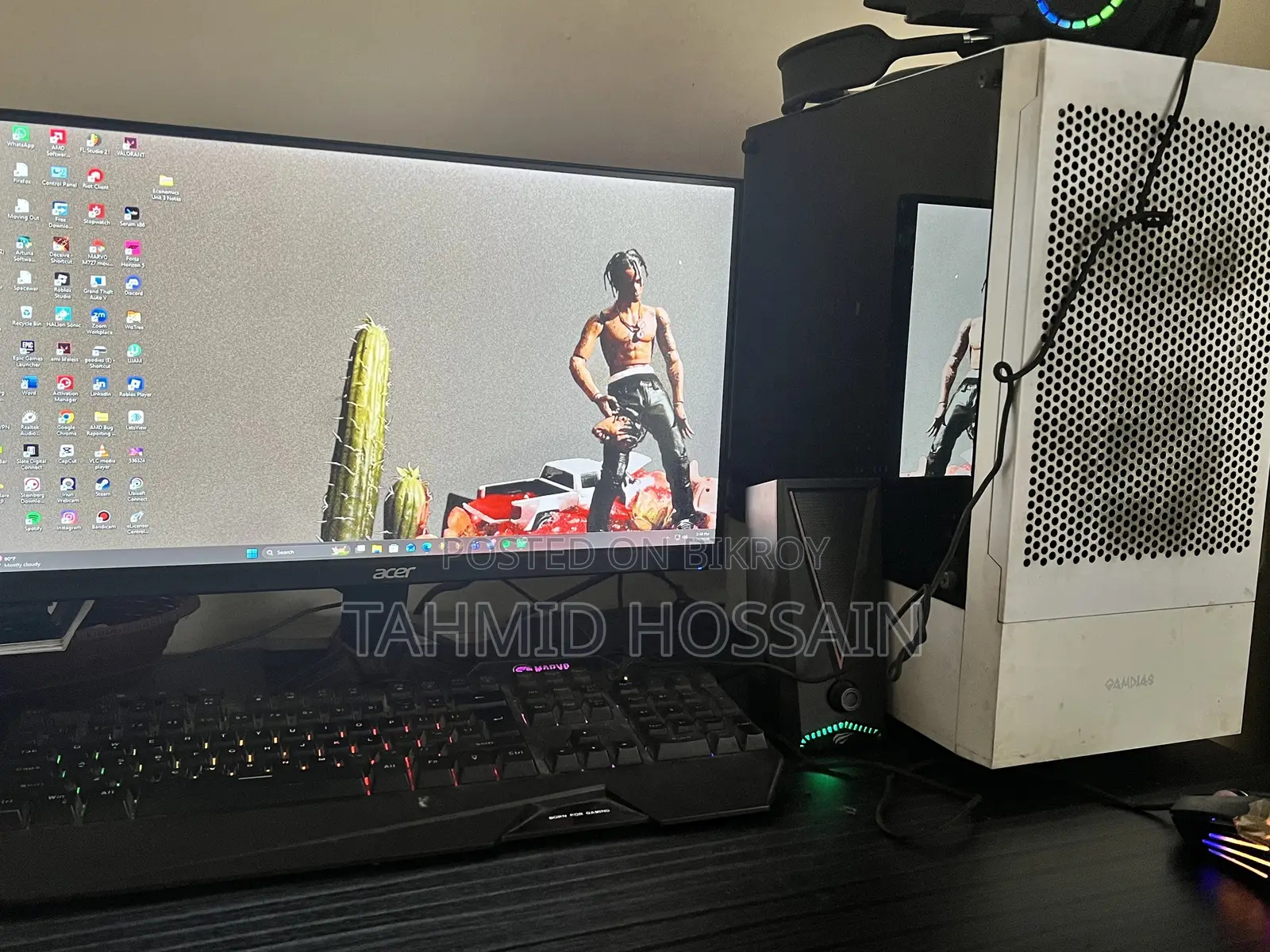 Desktop Computer Gigabyte 16GB AMD Ryzen 7 SSD 500GB