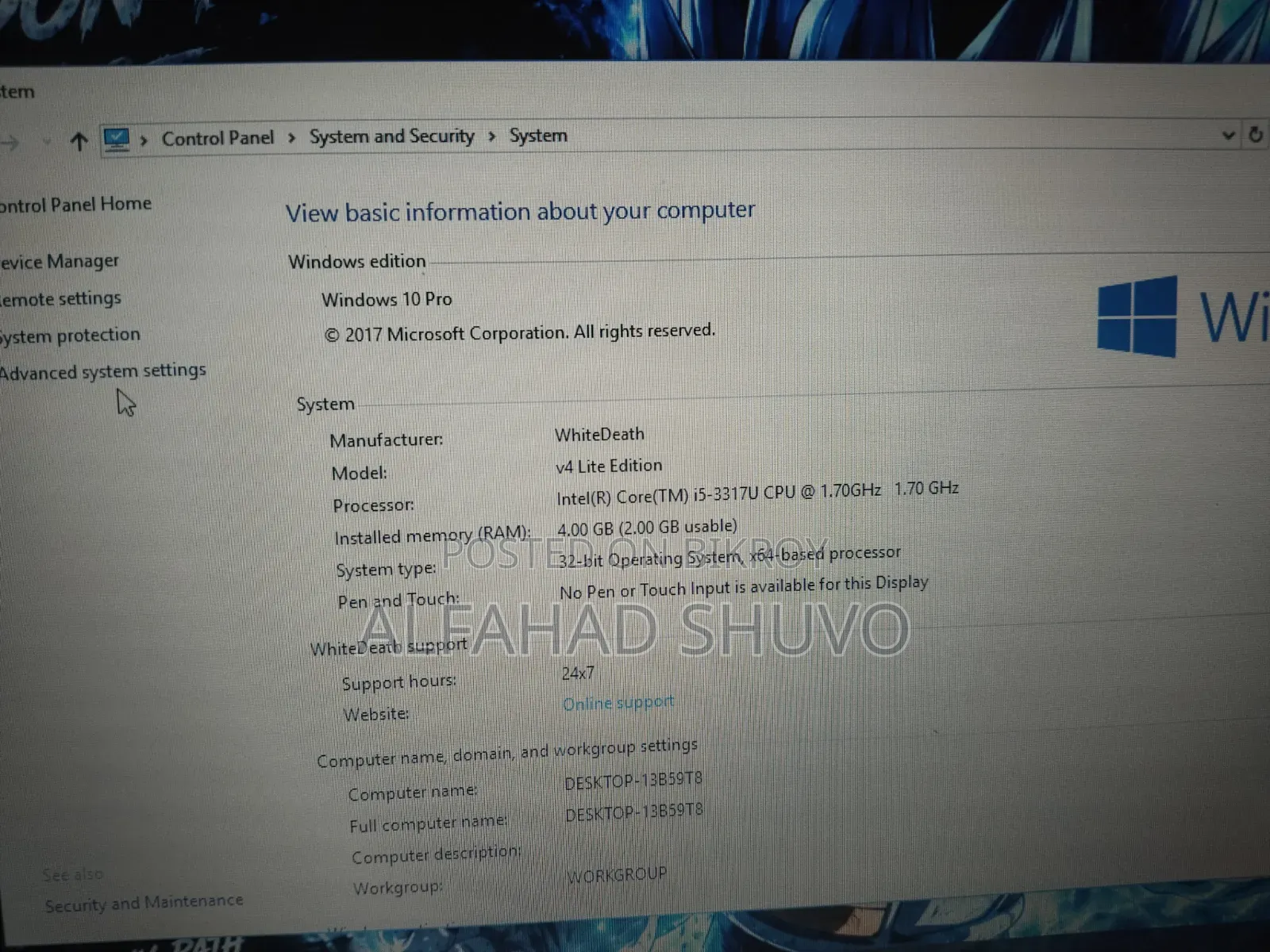 Laptop Dell Vostro 3360 4GB Intel Core i5 HDD 320GB