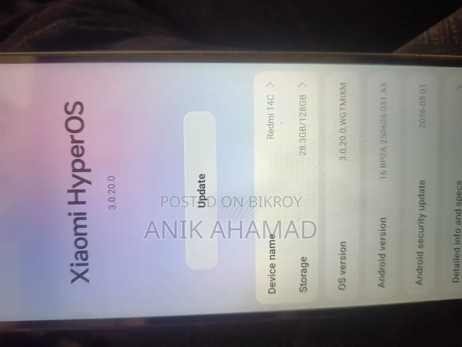 Xiaomi Redmi 14C 128 GB Graphite
