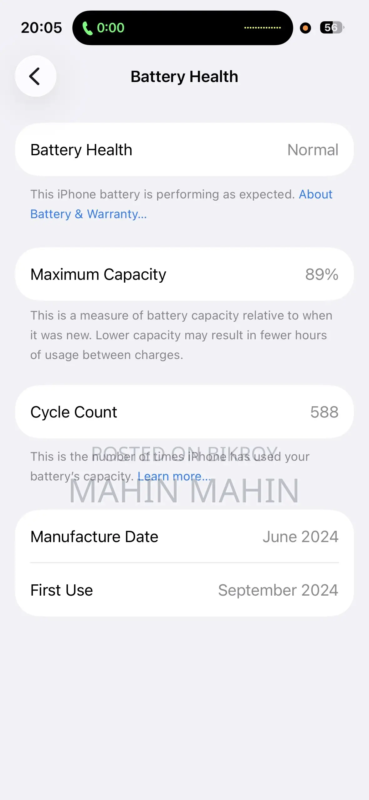 Apple iPhone 15 128 GB Green