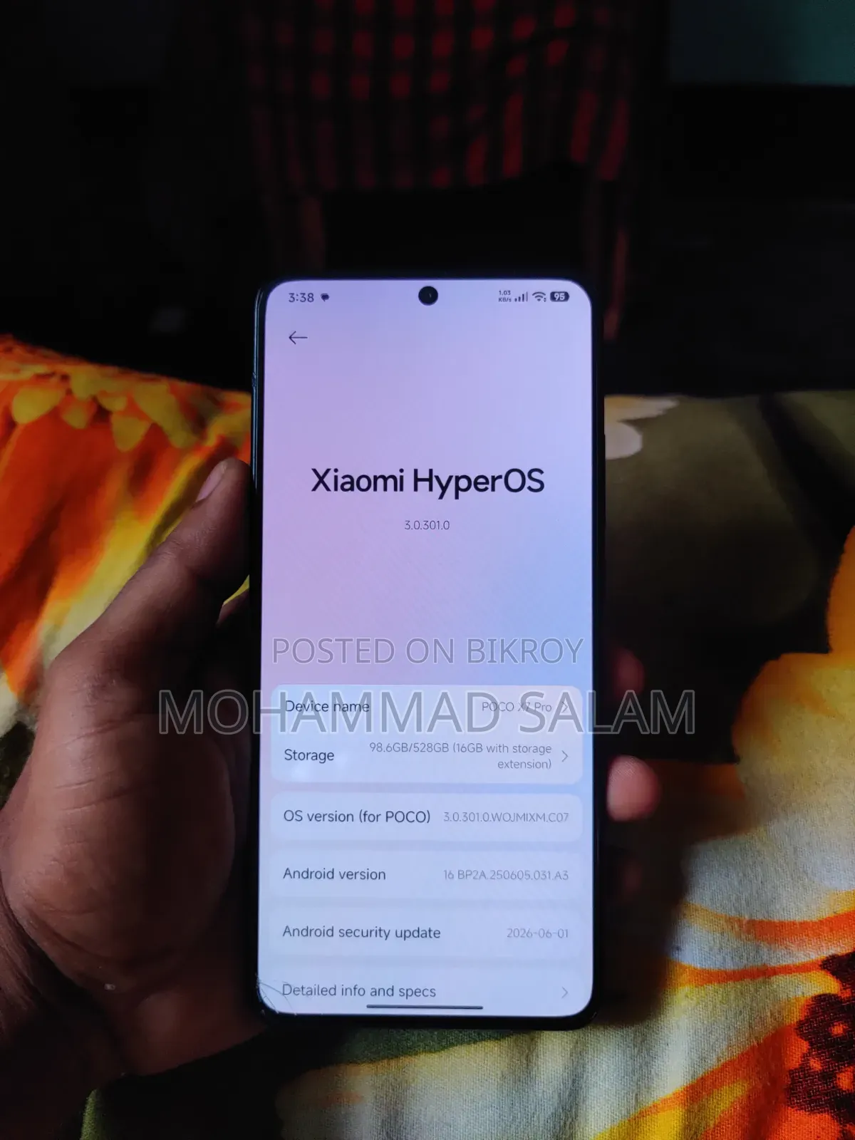 Xiaomi Poco X7 Pro 512 GB Black