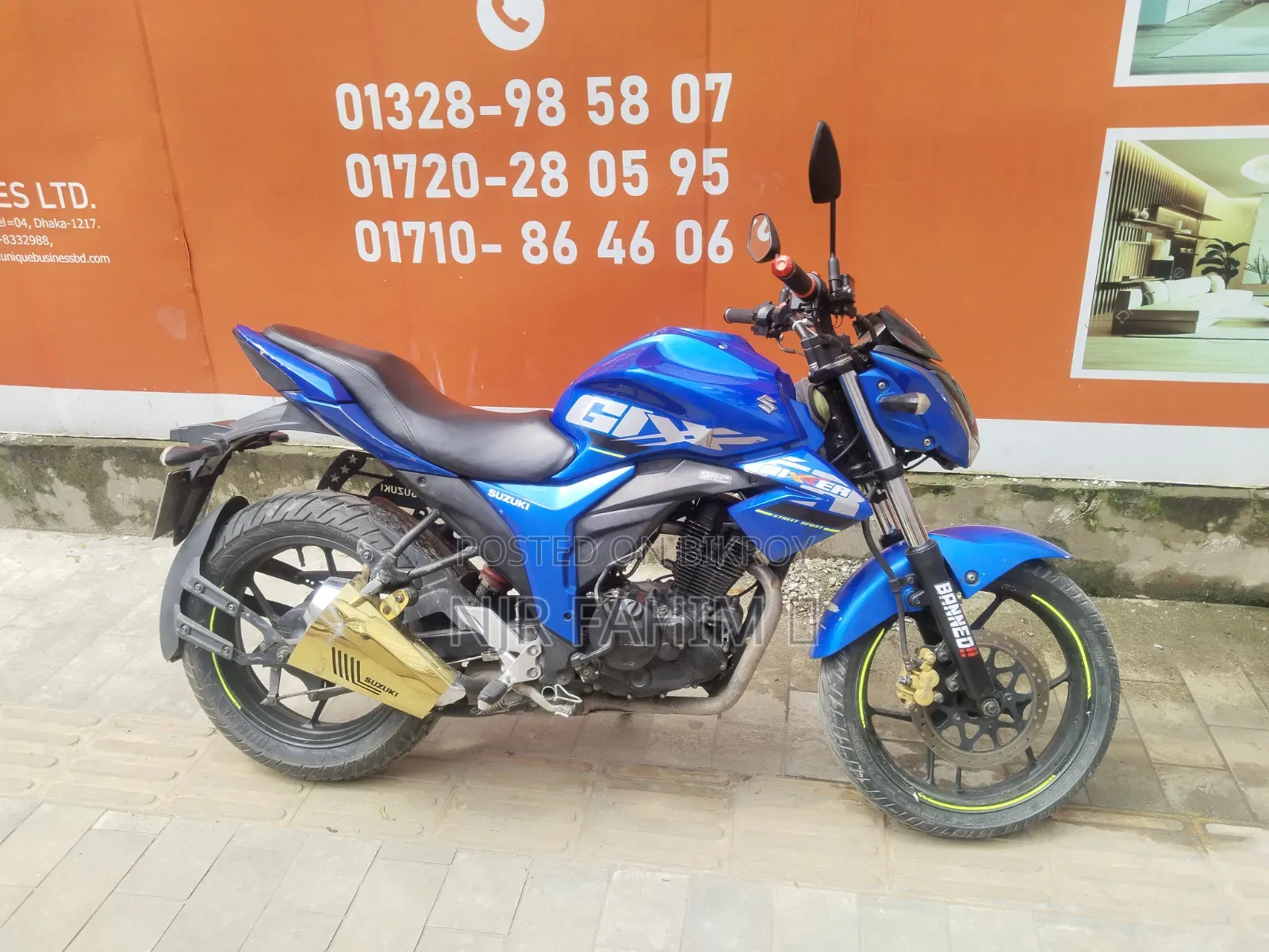 Suzuki Gixxer 2017 Blue